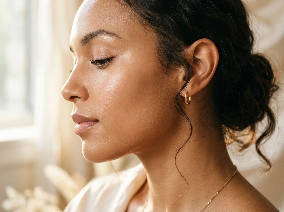 Radiant, healthy skin demonstrating cellular skin repair