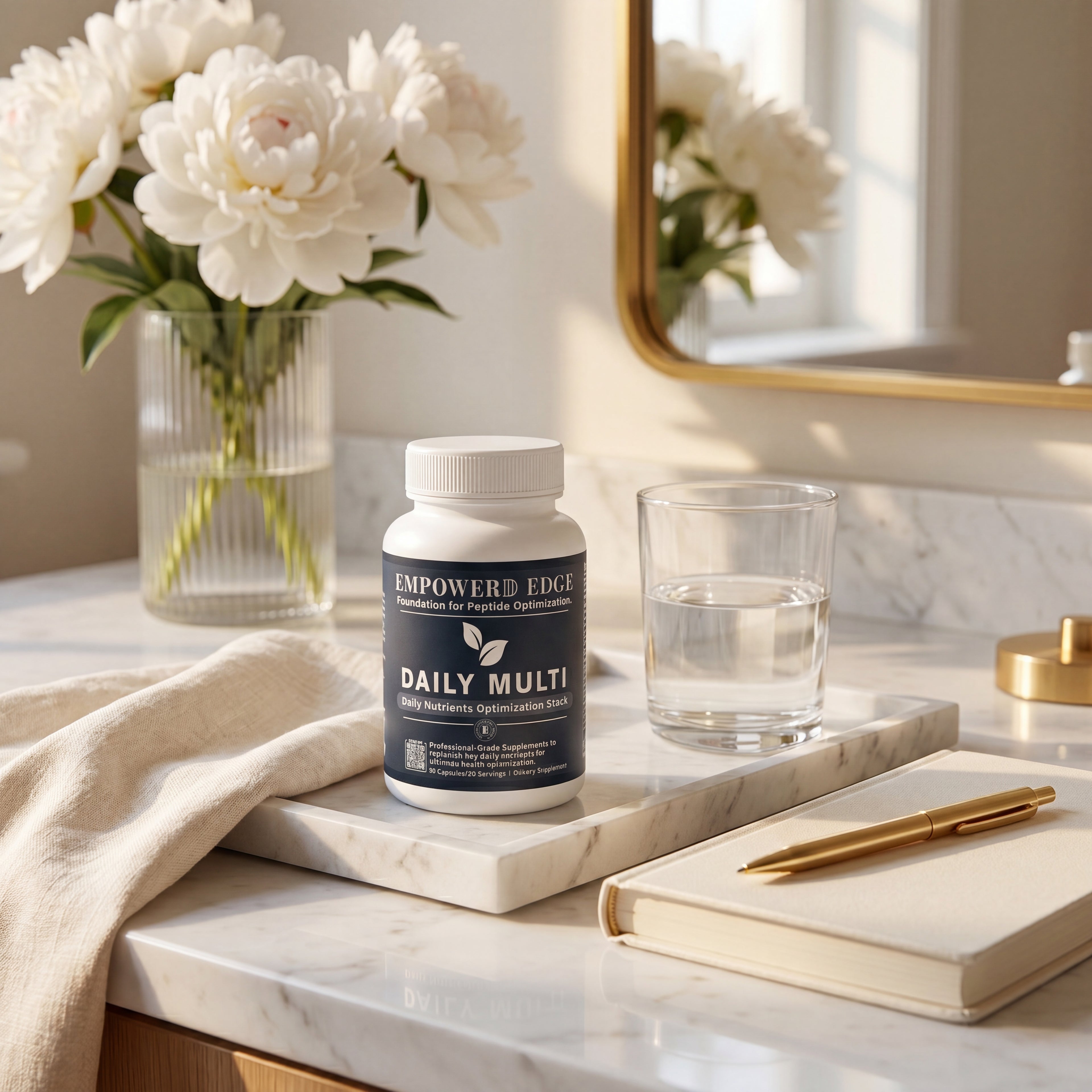 Daily Multi in a premium morning wellness setting